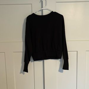 Black crewneck